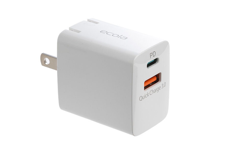 Super Speed Charger PD + Quick Charge 2 Ports 20W

