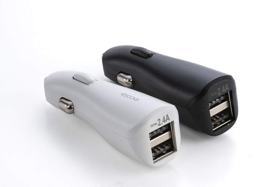 Two USB Ports Cigar Plug 2.4A

 