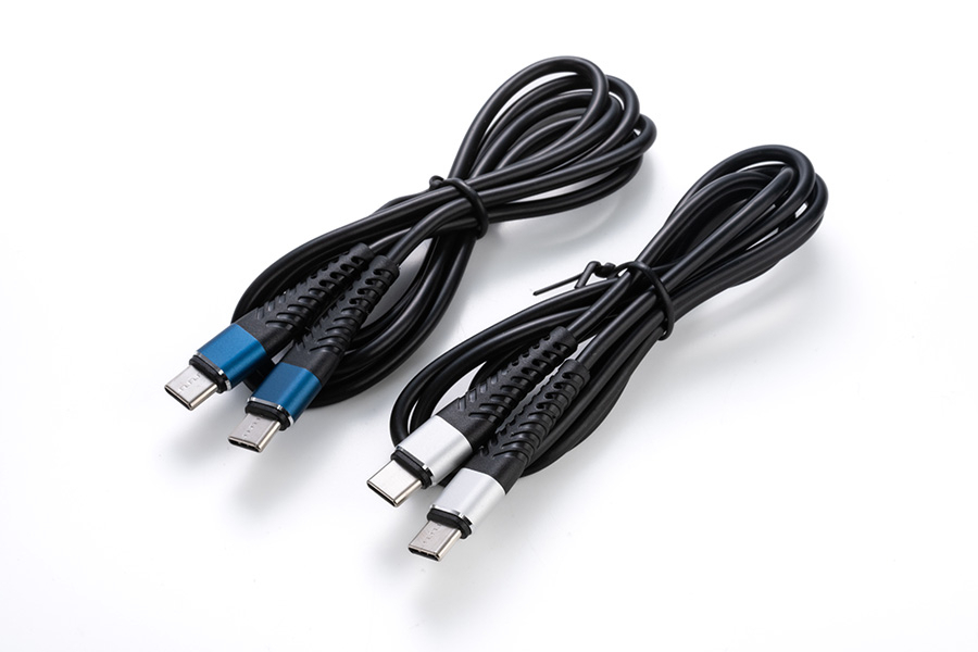 Type C to Type C Fast Charge and Data Transfer Cable 1m 3A Aluminum Plug