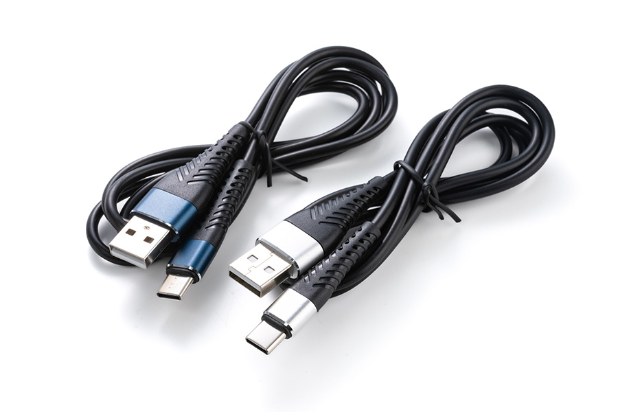 USB A to Type C Fast Charge and Data Transfer Cable 1m 3A Aluminum Plug